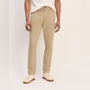 Everlane Organic Cotton Relaxed Taper Air Chino Khaki Pant Trench NEW Size 30x32